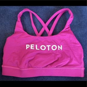 Peloton Lululemon Fuschia Energy Bra Size 4